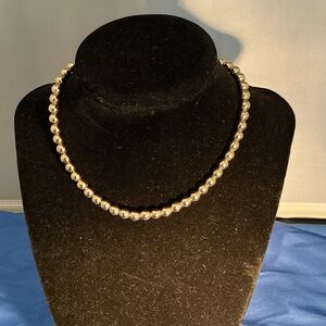 Monet Elegant Gold Bead Necklace